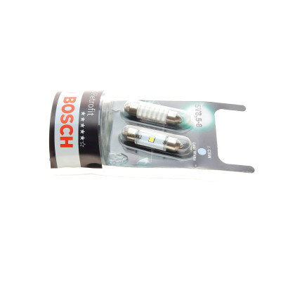 Автолампа C5W 12V 1W S8.5d LED Retrofit BL (палець) К-кт 2 шт.