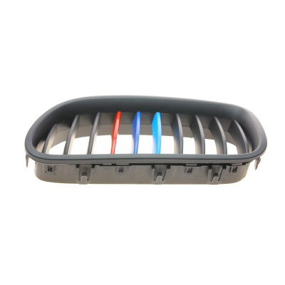 Решітка радіатора BMW 5 (F10) 10-17 (Чорний матовий) (M-Technic) (к-кт)