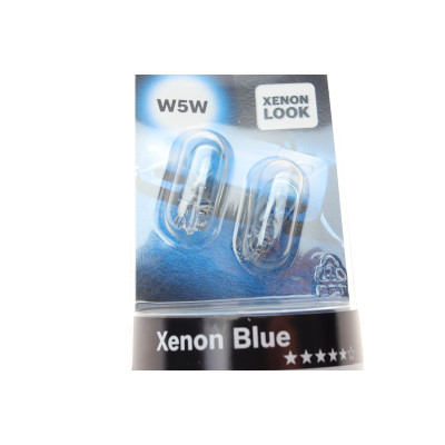 Автолампа W5W 12V 5W W2.1x9.5d Xenon Blue (BL)