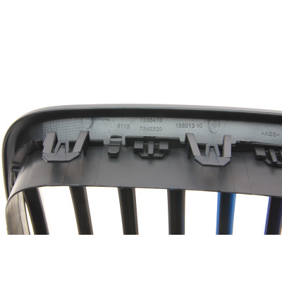 Решітка радіатора BMW 5 (F10) 10-17 (Чорний матовий) (M-Technic) (к-кт)