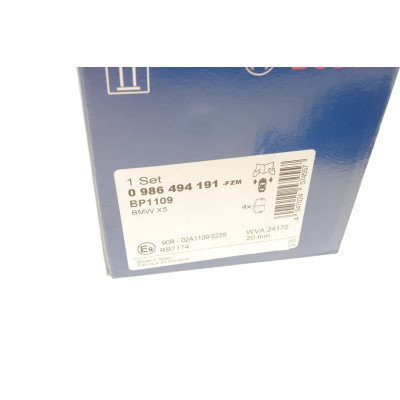 Колодки гальмівні (передні) BMW X4 (F26) 14-18/X5 (E70/F15/F85) 06-18/X6 (E71/E72/F16/F86) 08-19