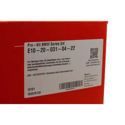 Комплект пружин (Pro-Kit) BMW 3 (F30/F80/F34/F31)/4 (F36) 2.0/3.0d 12-19(4 шт.)(N47/B47/N55/B58/N57)