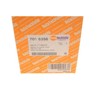 Фара протитуманна BMW 3 (E46) 01-05/5 (E39) 00-03 (тонована) (L)