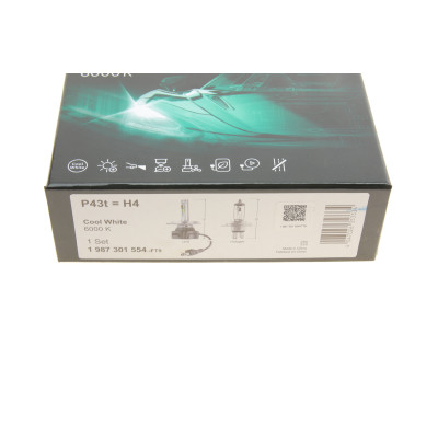 Автолампа H4 12V 30W P22d Gigalight Twin LED (6000К) (к-кт 2шт,) Автолампа H4 12V 30W P22d Gigalight Twin LED (6000К) (к-кт 2шт,)