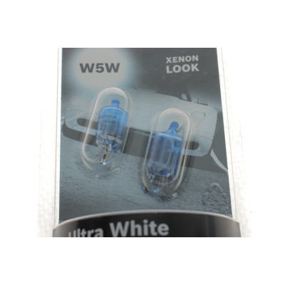 Автолампа W5W 12V 5W W2.1x9.5d  Ultra White 4200K (BL)