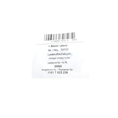 Патрубок інтеркулера (R) BMW X5 (F15/F85)/X6 (F16/F86) 3.0d 13-19 (N57)