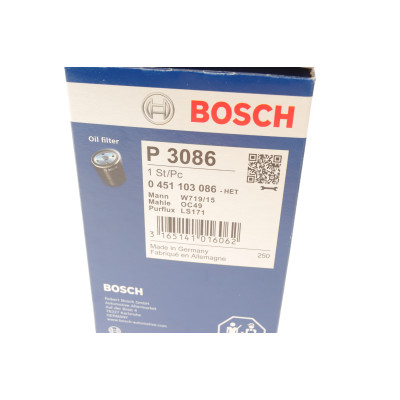 Фільтр масляний BMW 3 (E30) 1.8/2.0i 82-91 (M20/M10) Фільтр масляний BMW 3 (E30) 1.8/2.0i 82-91 (M20/M10)