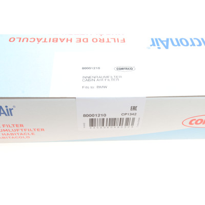 Фільтр салону BMW 5 (F10)/7 (F01) 08-(вугільний) (к-кт 2 шт.)