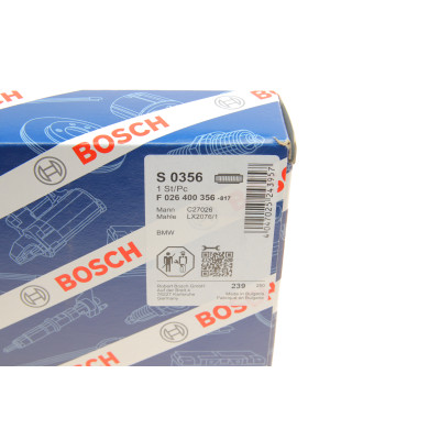 Фільтр повітряний BMW 3 (F30-F34) 11-19/4 (F32-36) 3.0 i 14- (з поролоном)