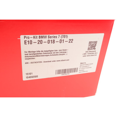 Комплект пружин (Pro-Kit) BMW 7 (F01-F04) 3.0 09-15 (N57/N52/N54/N55) (4 шт.)