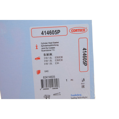 Прокладка ГБЦ BMW 3 (E36/E46) 1.6/1.8 M40/M43 87-05 (Ø85,00mm 1,75mm)