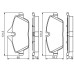 Колодки гальмівні (передні) BMW 1 (E81/E82/E87/E88) 04-13/2 (F45) 14-18