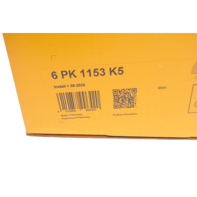 Комплект ременя генератора BMW 5 (G30/F90)/7 (G11/G12) 3.0 d (B57) 15-20 (6PK1153)