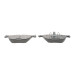 Колодки гальмівні (передні) BMW X5 (E70/F15/F85) 06-18/X6 (E71/E72/F16/F86) 08-19 (Ate)
