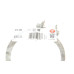 Хомут глушника BMW 3 (F30/F80/G20/G80/G28)/5 (F10/G30/F90)/7 (G11/G12) 11- B46/B48/N20/N26