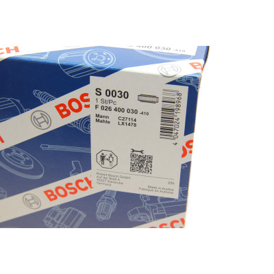 Фільтр повітряний BMW 3 (E90-E93) 3.0i 05-13 (N52)