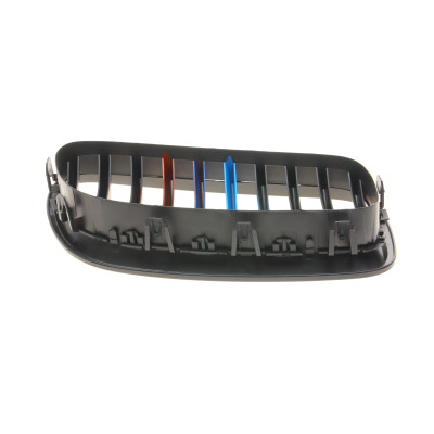 Решітка радіатора BMW 5 (F10) 10-17 (Чорний матовий) (M-Technic) (к-кт)