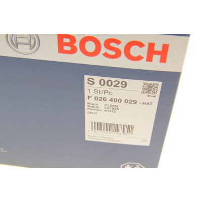 Фільтр повітряний BMW 3 (E90-E93)/X1 (E84) 2.5/3.0 05- (N52/N53)