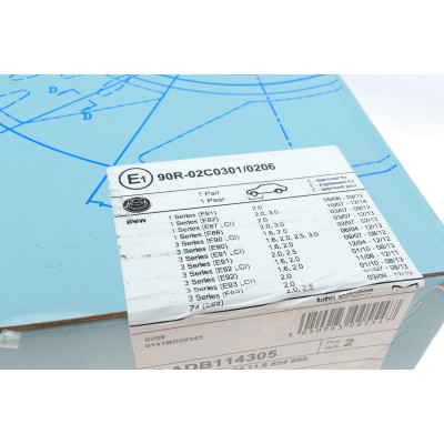 Диск гальмівний (передній) BMW 3 (E90-93) 04-13/1 (E81-E87) 04-14 (300x24) (з покриттям) (вент.)