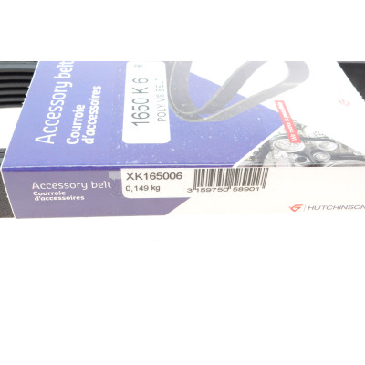 Ремінь генератора Renault Megane I/Ford Transit 2.0 94-00 (6PK1650)
