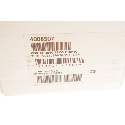 Пружина (передня) BMW X1 (E84) sDrive 18d/18i/20d/20i 09-15 (SUV) (без М-техн.)