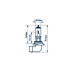 Автолампа HB4/9006 12V 51W P22d (Американські типи)