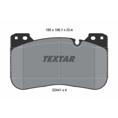 Колодки гальмівні (передні) BMW 5 (G30/F90) 17- /X5 (G05/F95) 19- (Brembo) Q+