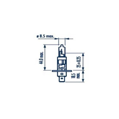 Автолампа H1 12V 55W P14.5s Standard