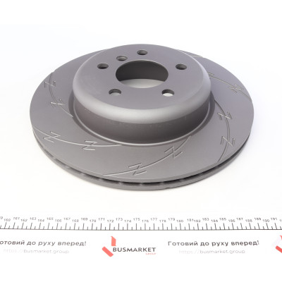 Диск гальмівний (задній) BMW 5 (F10/F11) 09-17 (L) (330x20) (з покриттям) (з прорезом) (вентильований)