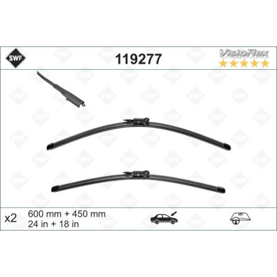 Щітки склоочисника (600/450мм) BMW 4 (F32/F36/F33/F82/F83) 13-