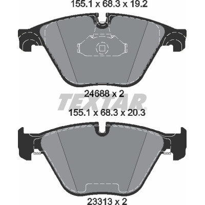 Колодки гальмівні (передні) BMW 5 (F10,F11)/6 (F06,F12,F13) 09- (Teves) Q+