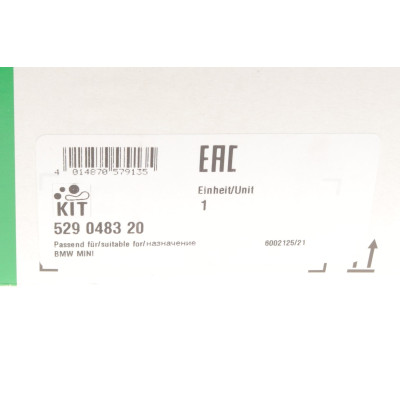 Комплект ременя генератора BMW 5 (F10)/X3 (F25)/X4 (F26) 11-18, (6PK 1003)