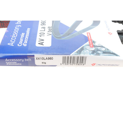 Ремінь генератора BMW 3/VW Passat 1.6TD/1.9D 88-93 (10x960) Ремінь генератора BMW 3/VW Passat 1.6TD/1.9D 88-93 (10x960)