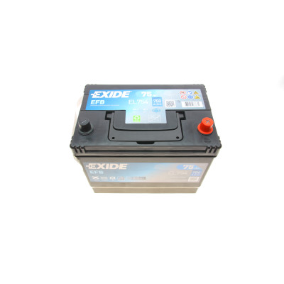 Акумуляторна батарея 75Ah/750A (270x173x222/+R/B0) (Start-Stop EFB) Азія Акумуляторна батарея 75Ah/750A (270x173x222/+R/B0) (Start-Stop EFB) Азія