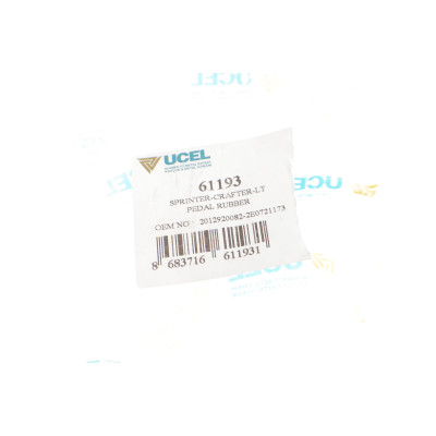 Накладка педалі гальма MB Sprinter/VW Crafter 06-