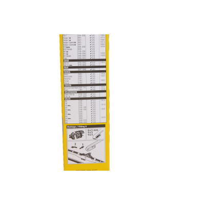 Щітки склоочисника (500/500mm) BMW/Citroen/Fiat/Ford/Honda/Hyundai/Kia/Mazda/MB/Peugeot/Renault