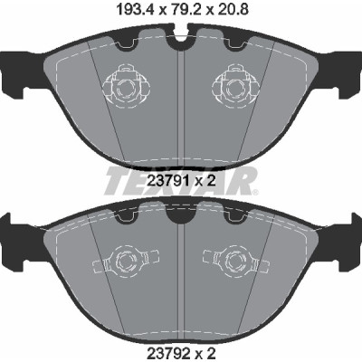 Колодки гальмівні (передні) BMW 5 (E60)/6 (E63)/7 (E65/E66/E67) 04- (Teves) Q+