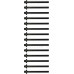 Болти головки (к-кт 14шт.) BMW 3 (E46)/5 (E36/E60/E61) 90- (L=147mm) M57 D30