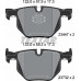 Колодки гальмівні (задні) BMW X5 (E70/F15/F85) 06-18/X6 (E71/E72/F16/F86) 08-19 (Teves) Q+