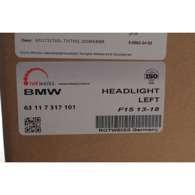 Фара (L) BMW X5 (F15/F85) 13-18 (Bi-Xenon)