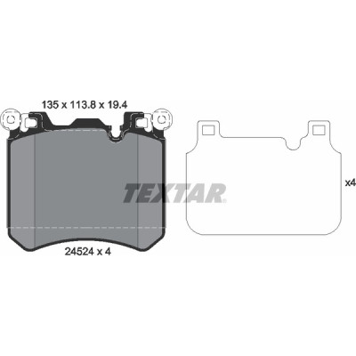 Колодки гальмівні (передні) BMW X5 (E70)/X6 (E71/E72) 06- (Brembo) Q+