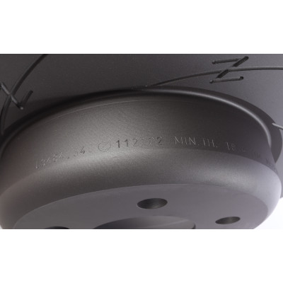 Диск гальмівний (задній) BMW 5 (F10/F11) 09-17 (L) (330x20) (з покриттям) (з прорезом) (вентильований)