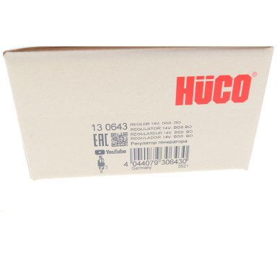 Реле генератора (150/155A) BMW 5 (E60/E61)/X3 (E83) 03-10 (N54) (HÜCO)