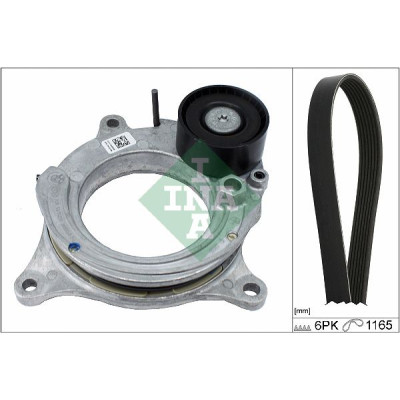 Комплект ременя генератора BMW 3 (F30, F80), 03/11 - 10/18, (6PK 1165), B38 B15A