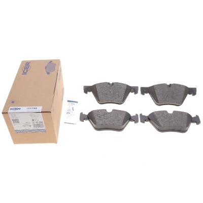 Колодки гальмівні (передні) BMW 1 (E81/E87) 04-12/3 (E90-E93) 05-13/X1 (E84) 11-15