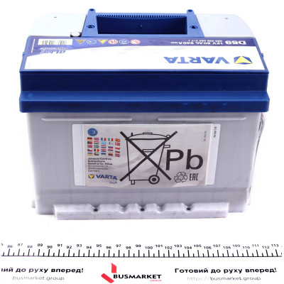 Акумуляторна батарея 60Ah/540A (242x175x175/+R/B13) Blue Dynamic D59