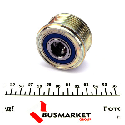 Шків колінвалу + шків генератора BMW 1/3/5/X3 2.0D 02- (4PK+6PK) (в комплекті з болтом)
