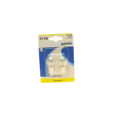Автолампа P21W 12V 21W BA15s Standard (блістер/к-кт 2 шт.)