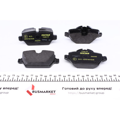 Колодки гальмівні (задні) BMW 3 (E90/E92) 00-13/1 (E81/82/87) 03-13 (TRW) Q+