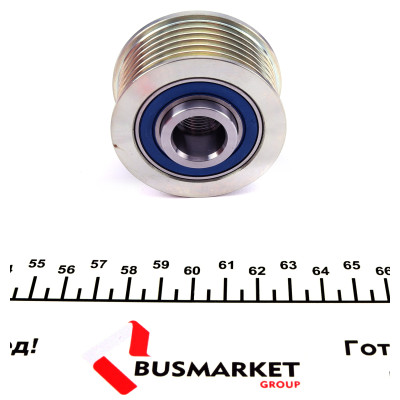 Шків колінвалу + шків генератора BMW 1/3/5/X3 2.0D 02- (4PK+6PK) (в комплекті з болтом)